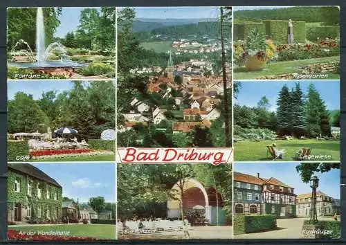 (1760) Bad Driburg / Mehrbildkarte - gel. 1973 - Agfacollor   Dri 544   72/10    Cramers Kunstanstalt
