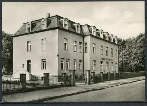 (1693) Bad Wilsnack / Clara-Zetkin-Heim - gel. 1968 - DDR - Bild und Heimat