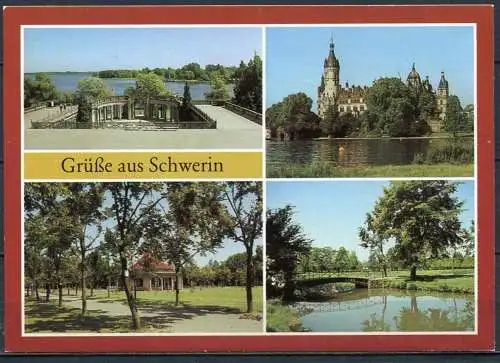 (1673) Schwerin / Mehrbildkarte - n. gel. - DDR - Bild und Heimat