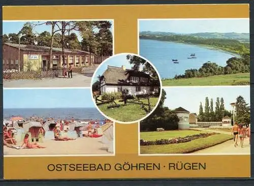 (1634) Ostseebad Göhren - Rügen / Mehrbildkarte - n. gel. - DDR - Bild und Heimat