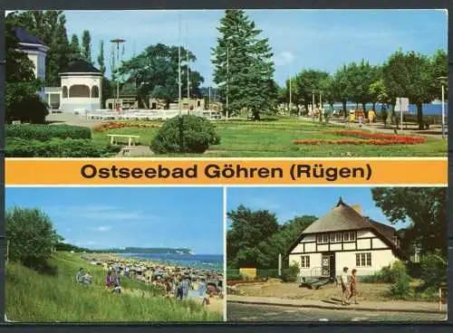 (1632) Ostseebad Göhren (Rügen) / Mehrbildkarte - n. gel. - DDR - Bild und Heimat