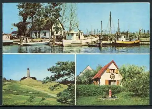 (1608) Insel Hiddensee / Mehrbildkarte - n. gel. - DDR - Bild und Heimat
