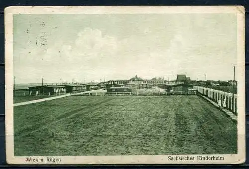 (1601) Wiek a. Rügen / Sächsisches Kinderheim - gel. 1929 - g 64  Otto E. Thämlitz, Wiek a. Rügen