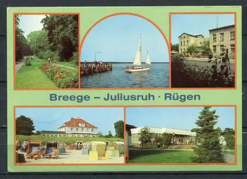 (1600) Breege - Juliusruh Rügen / Mehrbildkarte - gel. 1988 - DDR - Bild und Heimat