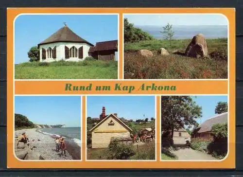 (1598) Rund um Kap Arkona / Mehrbildkarte - n. gel. - DDR - Bild und Heimat