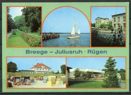 (1595) Breege - Juliusruh Rügen / Mehrbildkarte - n. gel. - DDR - Bild und Heimat