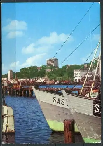 (1574) Saßnitz (Rügen) / Fischereihafen - n. gel. - DDR - Bild und Heimat