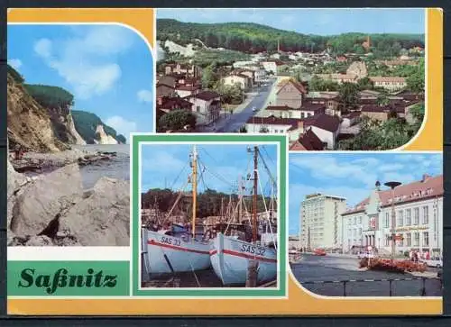 (1573) Saßnitz / Mehrbildkarte - n. gel. - DDR - Bild und Heimat