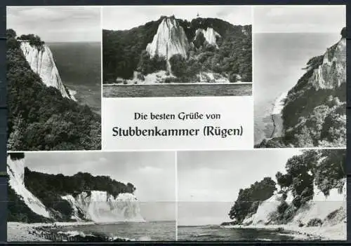(1562) Die besten Grüße von Stubbenkammer (Rügen) / Mehrbildkarte - gel. 1986 - DDR - Bild und Heimat
