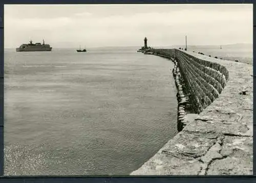 (1560) Saßnitz (Rügen) / An der Mole - n. gel. - DDR - Bild und Heimat