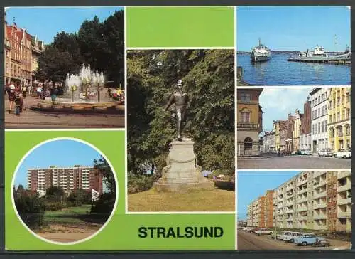 (1543) Stralsund / Mehrbildkarte - n. gel. - DDR - Bild und Heimat