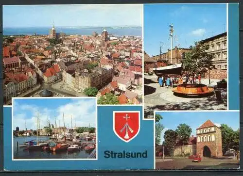 (1540) Stralsund / Mehrbildkarte - n. gel. - DDR - Bild und Heimat
