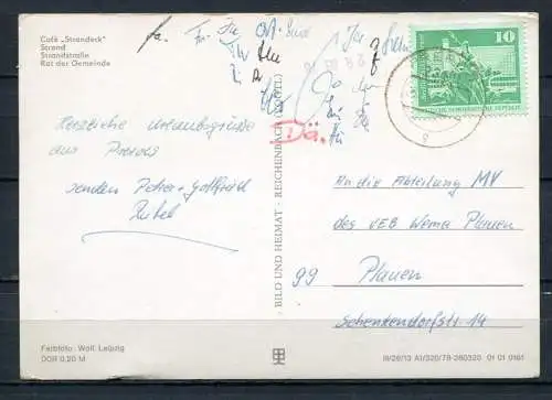 (1531) Ostseebad Prerow (Darß) / Mehrbildkarte - gel. - DDR - Bild und Heimat