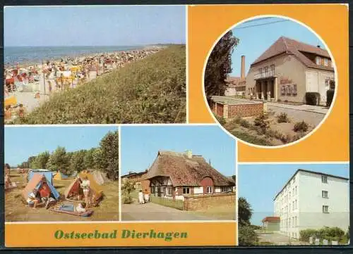 (1515) Ostseebad Dierhagen / Mehrbildkarte - n. gel. - DDR - Bild und Heimat