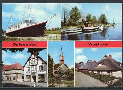 (1513) Ostseebad Wustrow / Mehrbildkarte - n. gel. - DDR - Bild und Heimat