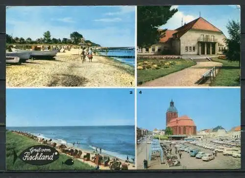 (1505) Gruß vom Fischland / Mehrbildkarte - gel. 1976 - DDR - 06 01 0010 M  P 1/75   VEB Ansichtskartenverlag