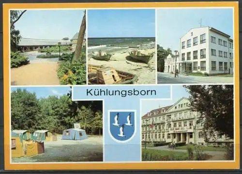 (1478) Kühlungsborn / Mehrbildkarte mit Wappen - n. gel. - DDR - Bild und Heimat