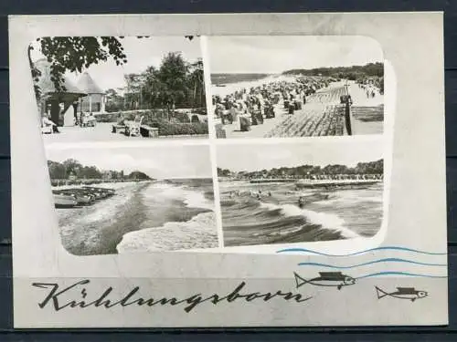 (1475) Kühlungsborn / Mehrbildkarte s/w - gel. 1963 - DDR - L-13/63  Walter Werner, Gaschwitz