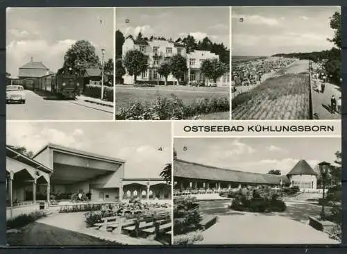 (1472) Ostseebad Kühlungsborn / Mehrbildkarte s/w - n. gel. - DDR - Bild und Heimat