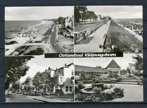 (1471) Ostseebad Kühlungsborn / Mehrbildkarte s/w - gel. 1971 - DDR - P 1/70    10581   Heldge-Verlag