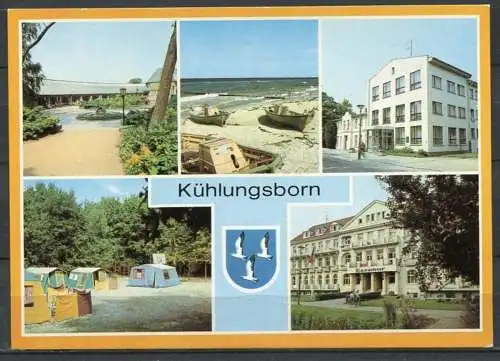 (1465) Kühlungsborn / Mehrbildkarte mit Wappen - n. gel. - DDR - Bild und Heimat