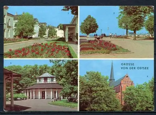 (1456) Grüsse von der Ostsee / Mehrbildkarte - n. gel. - DDR - Bild und Heimat