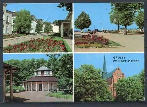 (1455) Grüsse von der Ostsee / Mehrbildkarte - gel .1975 - DDR - Bild und Heimat