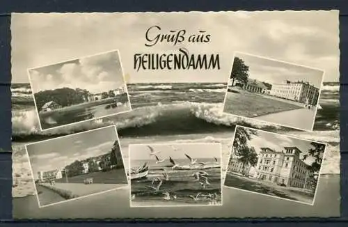 (1450) Gruß aus Heiligendamm / Mehrbildkarte - gel. - DDR - H 3521   P 1/61 Heldge-Verlag