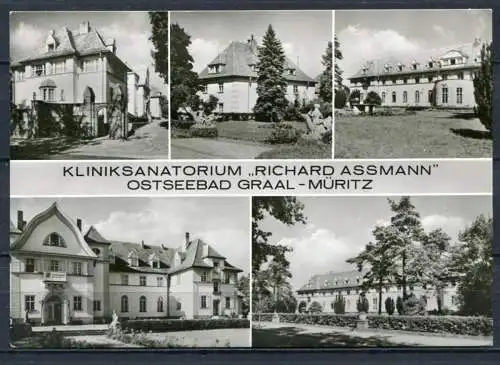 (1449) Kliniksanatorium "Richard Assmann" Ostseebad Graal-Müritz - gel. - DDR - Bild und Heimat