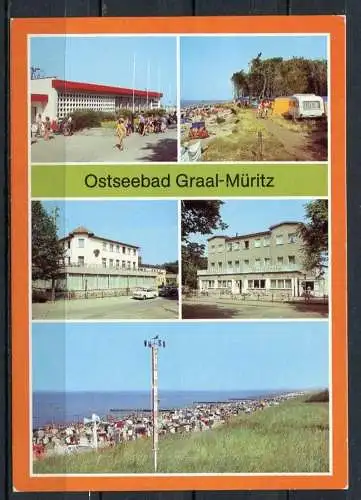 (1447) Ostseebad Graal-Müritz / Mehrbildkarte - n. gel. - DDR - Bild und Heimat