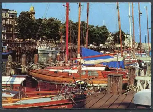 (1437) Rostock-Warnemünde / Am alten Strom - n. gel. - DDR - Bild und Heimat