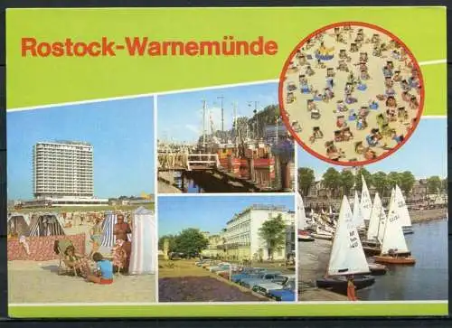 (1409) Rostock-Warnemünde / Mehrbildkarte - n. gel. - DDR - Bild und Heimat