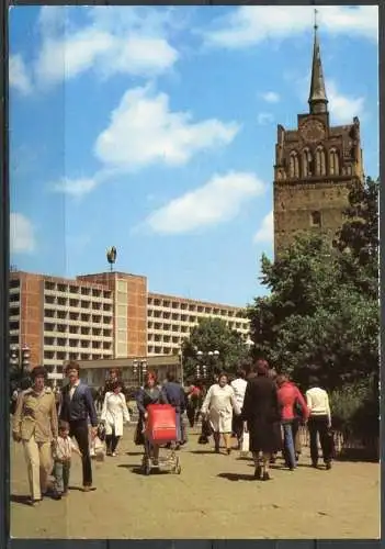 (1398) Rostock / Interhotel Warnow (2001 abgerissen) - n. gel. - DDR - Bild und Heimat