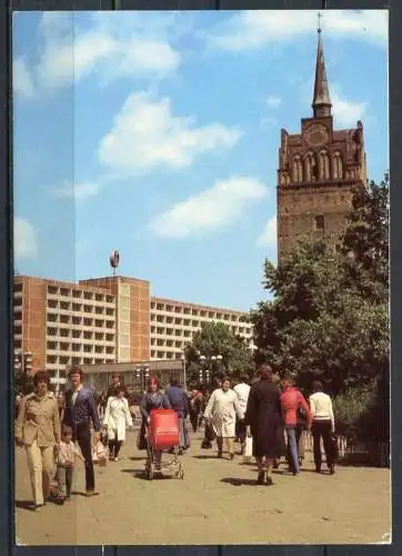 (1393) Rostock / Interhotel Warnow (2001 abgerissen) - n. gel. - DDR - Bild und Heimat