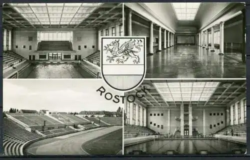 (1364) Rostock / Ostseestadion / FC Hansa Rostock - n. gel. - DDR - P 1/63   K 2807   Heldge-Verlag