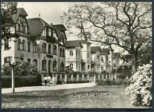 (1334) Ostseebad Zinnowitz / Promenade der Völkerfreundschaft - gel. 1969 - DDR - Bild und Heimat