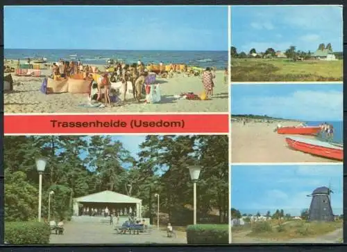 (1328) Trassenheide / Usedom / Mehrbildkarte - n. gel. - DDR - Bild und Heimat