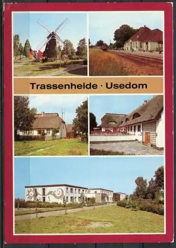 (1327) Trassenheide / Usedom / Mehrbildkarte - n. gel. - DDR - Bild und Heimat