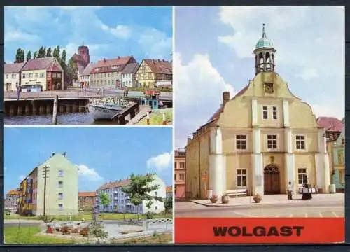 (1322) Wolgast / Mehrbildkarte - n. gel. - DDR - Bild und Heimat