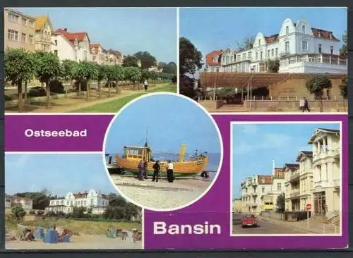 (1321) Ostseebad Bansin / Mehrbildkarte - n. gel. - DDR - Bild und Heimat