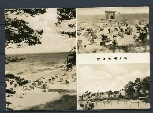 (1319) Bansin / Mehrbildkarte - gel. 1972 - DDR - L 13/71    10 01 11 065  Walter Werner - Verlag