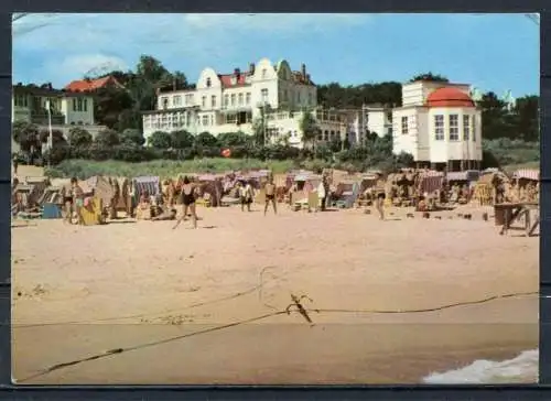 (1314) Seebad Bansin - gel. - DDR - P 1/66    NF 576  Heldge-Farbfotoverlag