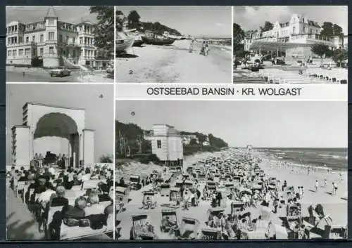 (1313) Ostseebad Bansin / Mehrbildkarte s/w - Bild und Heimat