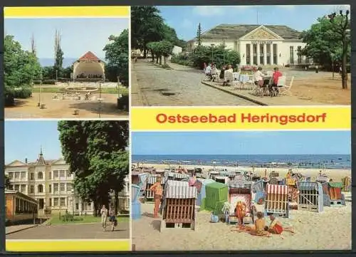 (1304) Ostseebad Heringsdorf / Mehrbildkarte - n. gel. - DDR - Bild und Heimat