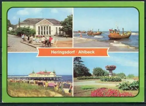 (1301) Heringsdorf / Ahlbeck / Mehrbildkarte - n. gel. - DDR - Bild und Heimat