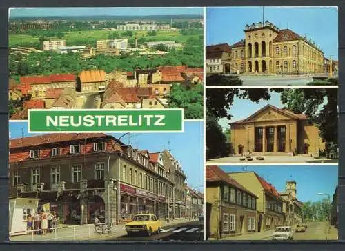 (1267) Neustrelitz / Mehrbildkarte - gel. - DDR - Bild und Heimat