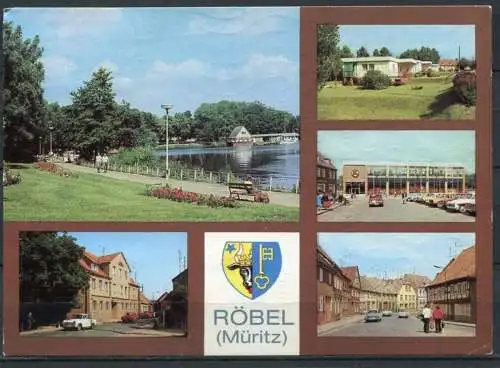 (1263) Röbel (Müritz) / Mehrbildkarte - gel. - DDR - Bild und Heimat