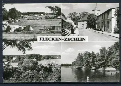 (1250) Flecken-Zechlin / Mehrbildkarte s/w - gel. 1982 - DDR - Bild und Heimat