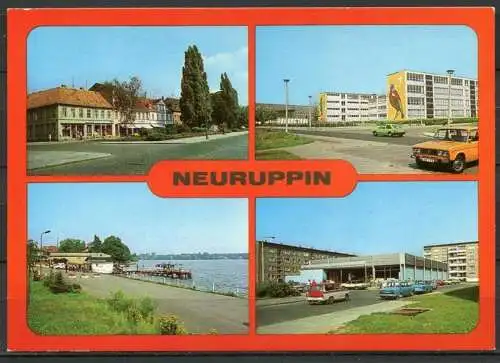 (1246) Neuruppin / Oldtimer / Mehrbildkarte - n. gel. - DDR - Bild und Heimat