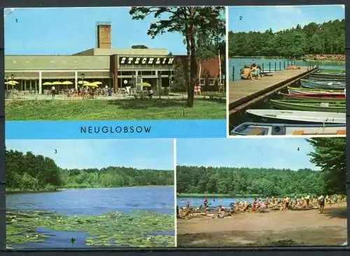 (1242) Neuglobsow / Mehrbildkarte - gel. - DDR - Bild und Heimat